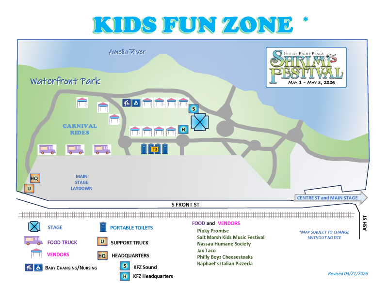 Kids Fun Zone Map