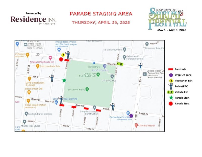 Parade Staging Area